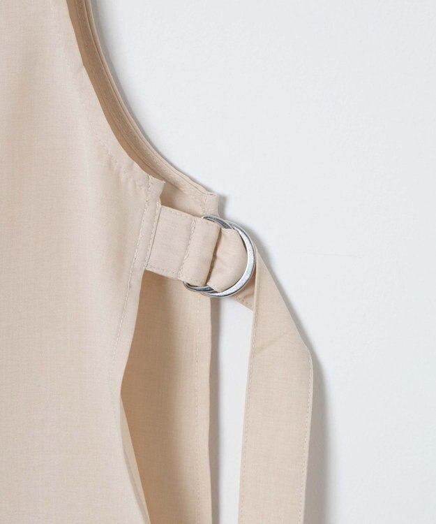 WEGO リネンライクサイドベルトベスト ナチュラル