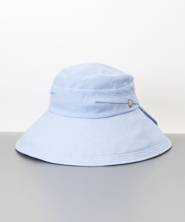 AURORA 【 LANVIN COLLECTION（ランバン コレクション） 】JLステッチキャペリン サックス