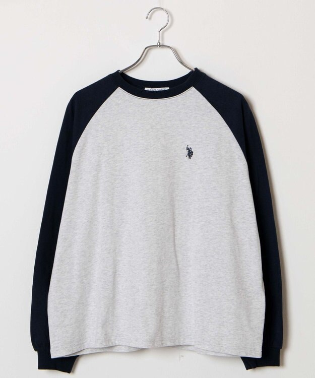 WEGO USPOLOだぼそでカラーロンT 柄3