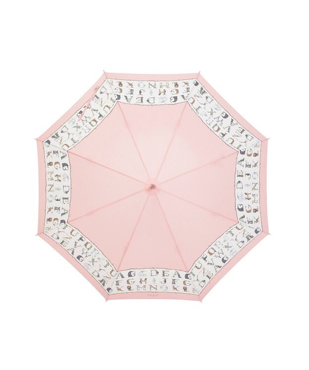 MOONBAT ポール & ジョー (PAUL & JOE ACCESSOIRES) ABC Garden アニマル 長傘 竹手元 ピーチ