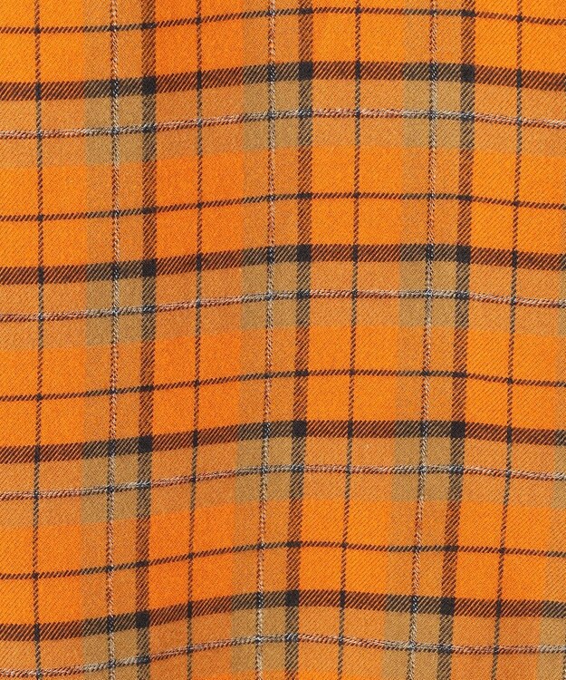 J.PRESS MEN テンセルミックスコットンネルシャツ / B.D. オレンジ系3