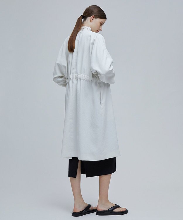 BEIGE， MARIE / ノーカラーコート Ecru