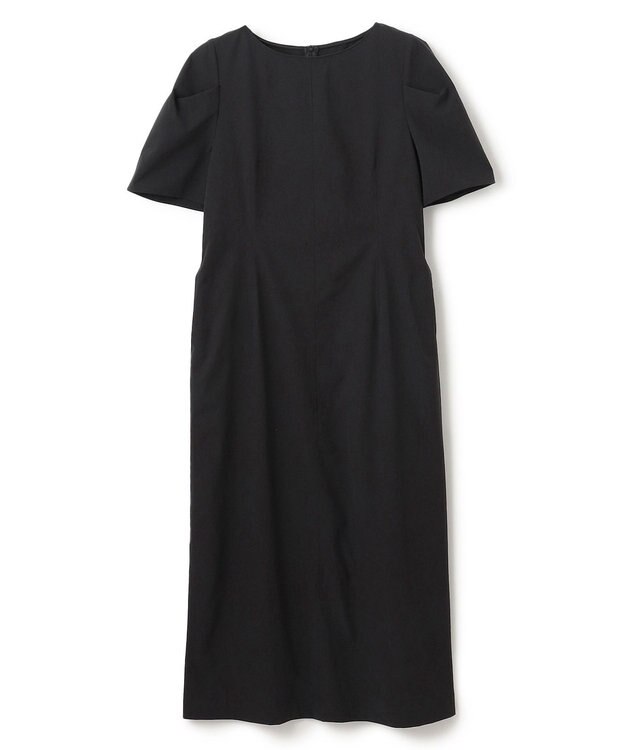 UNFILO L 【mi-molletコラボ】FINE MOVE Iラインワンピース ブラック