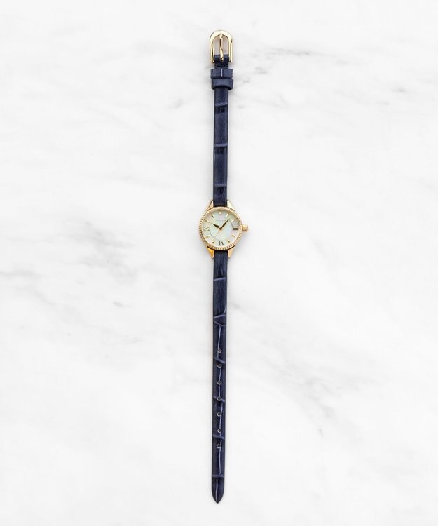 TOCCA NOBLE WATCH 腕時計 ローマ数字×ネイビー