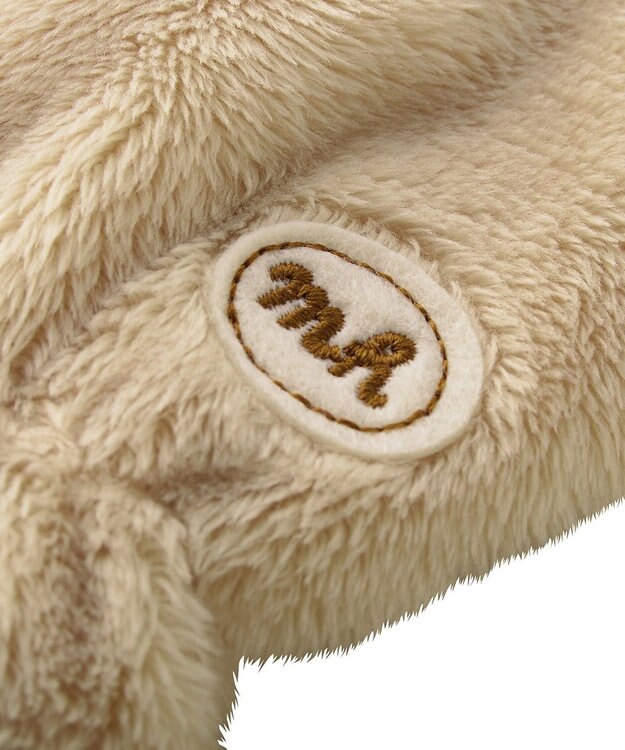 MIKI HOUSE HOT BISCUITS 【ミキハウス】【0-2歳】 マイクロファー ミトン ベージュ