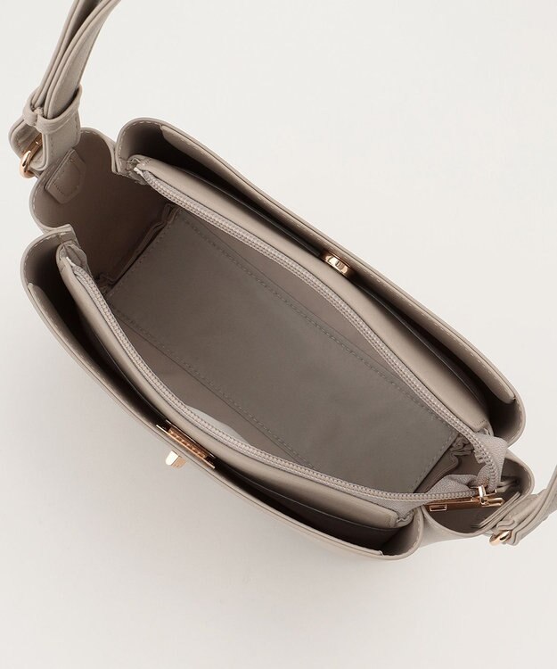 ANY 【たっぷり収納】メニーポケットショルダーバッグ グレージュ