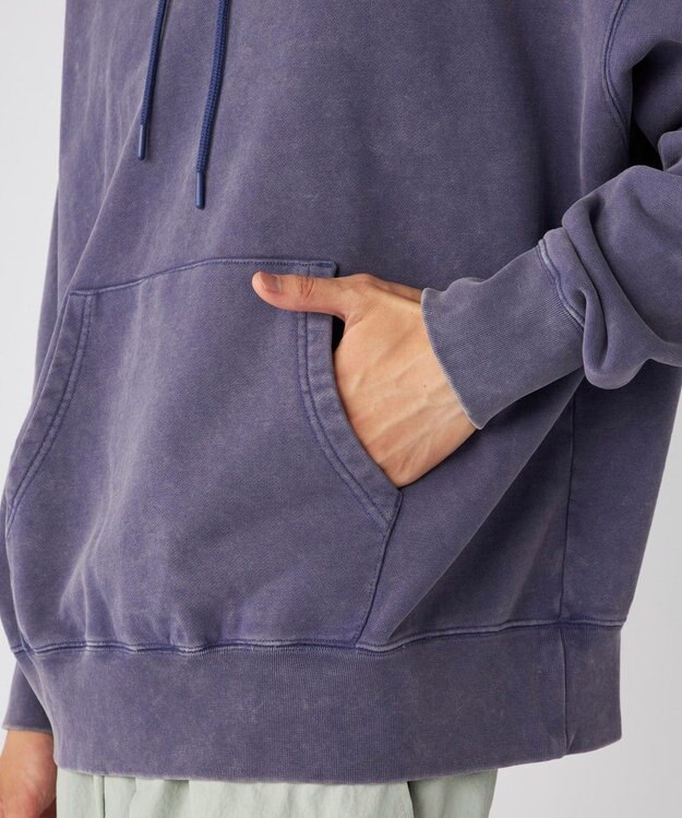 OP／FILA 【Kappa】オーバーサイズ ヘビーウェイトプルパーカー ブルー