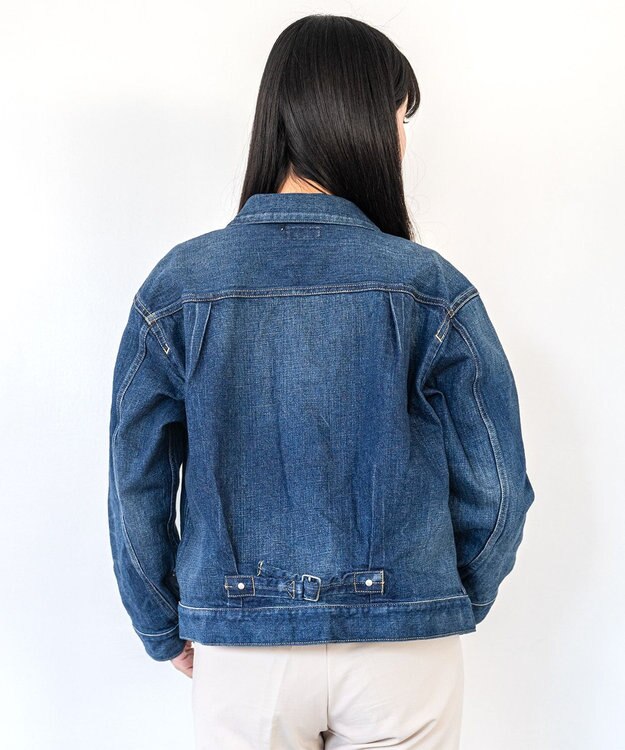 caqu modern jacket type 2nd. デニムジャケット USED WASH 3years