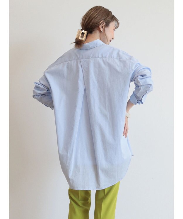 AMERICAN HOLIC ＵＶカット加工バックタックシャツチュニック Pink