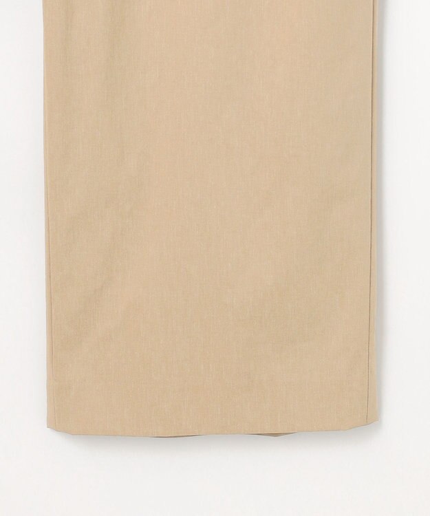 J.PRESS LADIES S 【セットアップ対応・洗える】セルロースリネンストレッチ ワイド パンツ ベージュ系