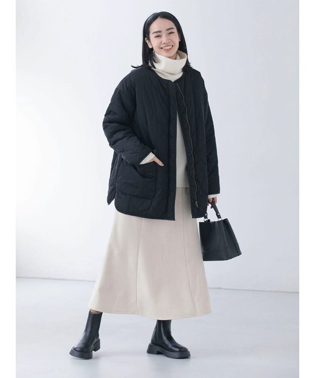 Green Parks ＲＵＰＩＳ．厚底サイドゴアブーツ Black