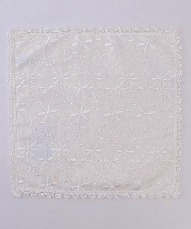 TOCCA FIVE PETALS GAUZECHIEF ハンカチ ホワイト系