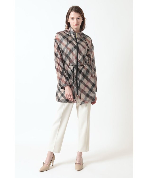 DAKS ハウスチェックシアー リップルコート ウルトラハウスチェック
