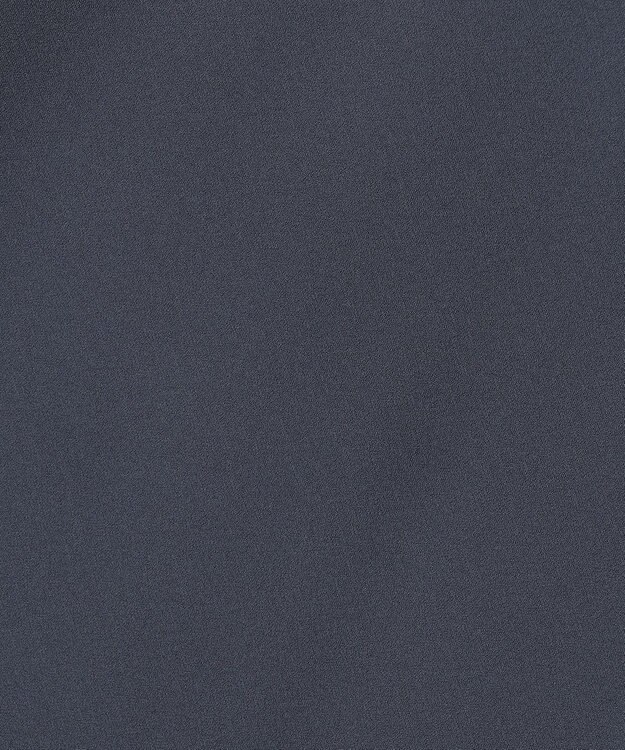 ICB 【WEB限定】FluidBackSatin ニット衿シャツワンピース ダルブルー