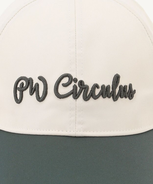 PW CIRCULUS 【UNISEX】３D刺繍ロゴキャップ ゴルフ グリーン系