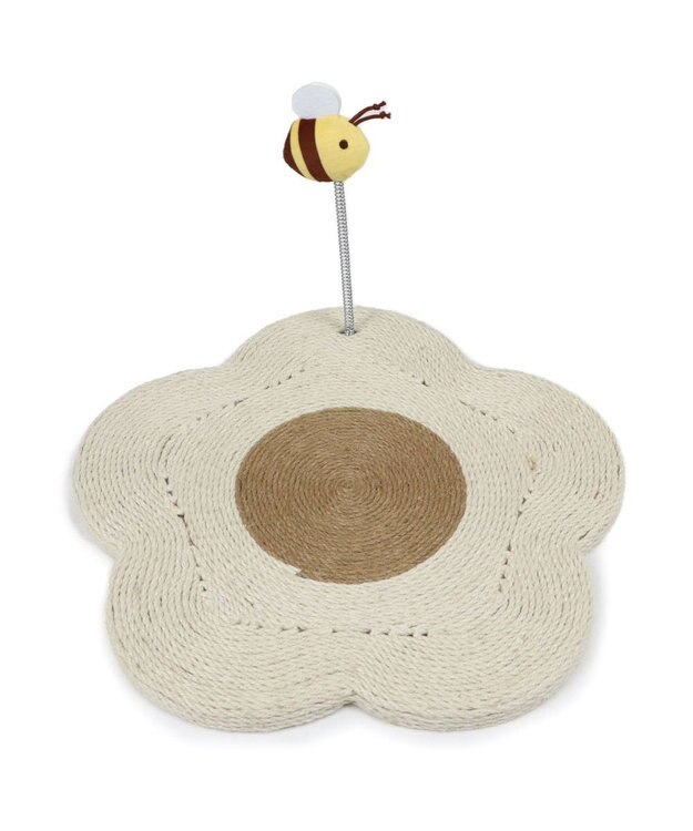 PET PARADISE ペットパラダイス 猫 爪とぎ プレート 花《白》 白