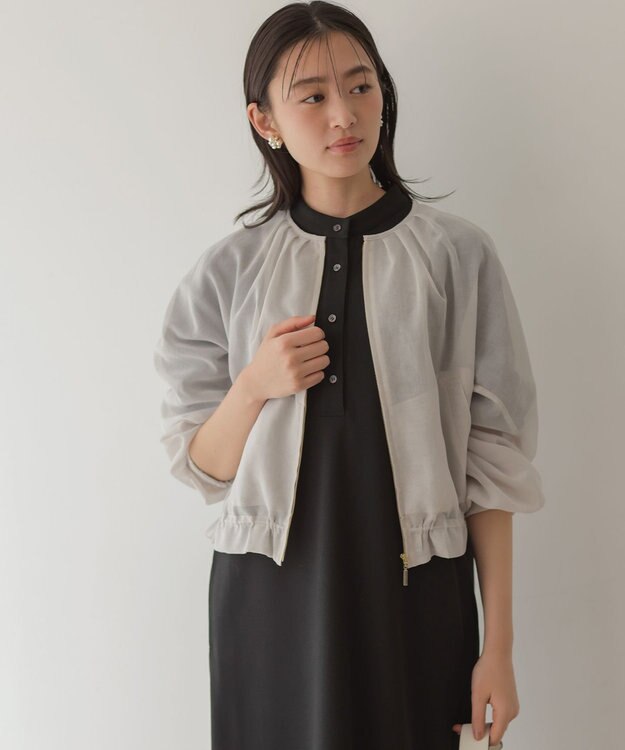 組曲 【先行予約】カラーボイル ブルゾン エクリュ系