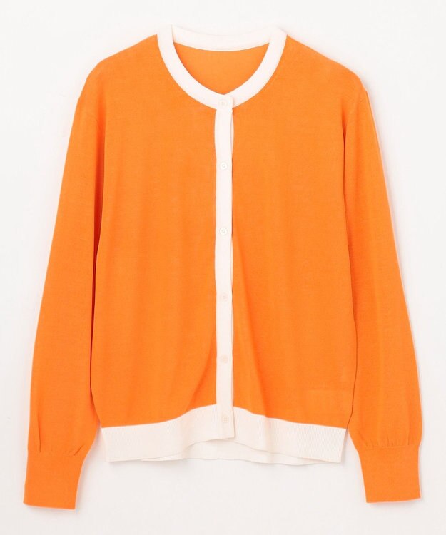 ANY ツインニットセット（ノースリーブニット＋カーディガン） マリーゴールド