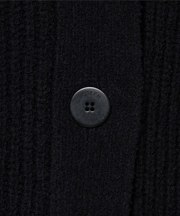 JOSEPH コットンテリー　カーディガン Black