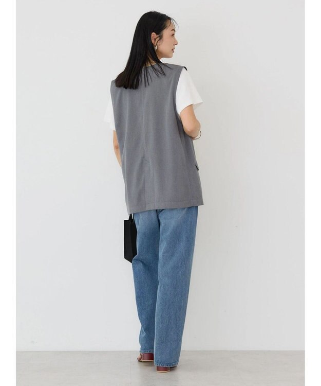 AMERICAN HOLIC Ｖネックジレ Gray Mixture