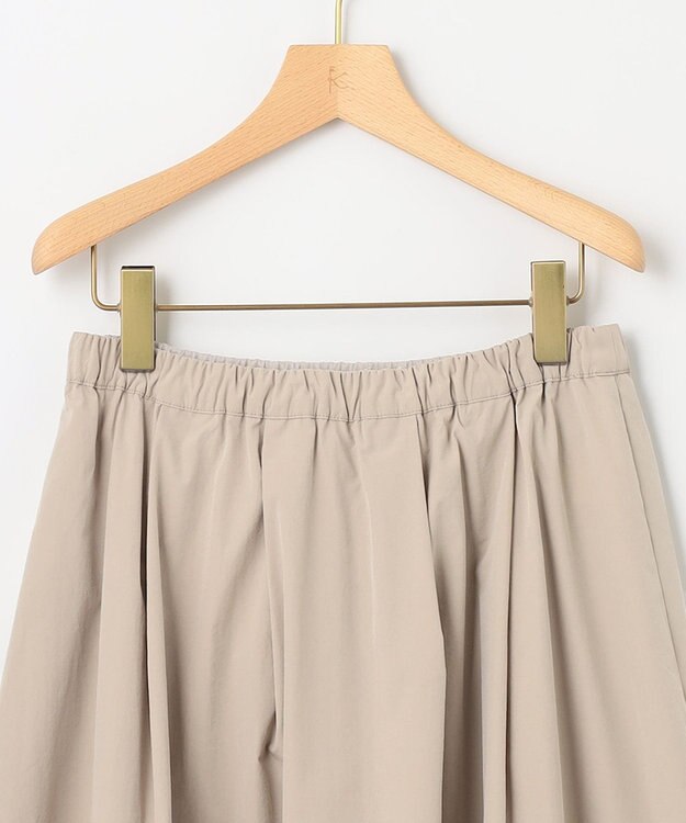 組曲 【2WAY】ドットチュールリバーシブル スカート ベージュ系