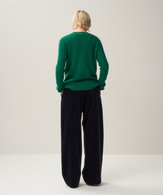 ATON SUPER KID MOHAIR | クルーネックセーター GREEN
