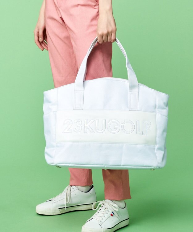 23区GOLF 【UNISEX】ボストンバッグ ホワイト系