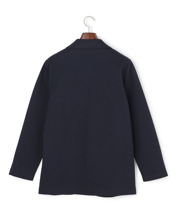 J.PRESS MEN 【WEB・一部店舗限定】シアサッカー カットジャケット ネイビー系