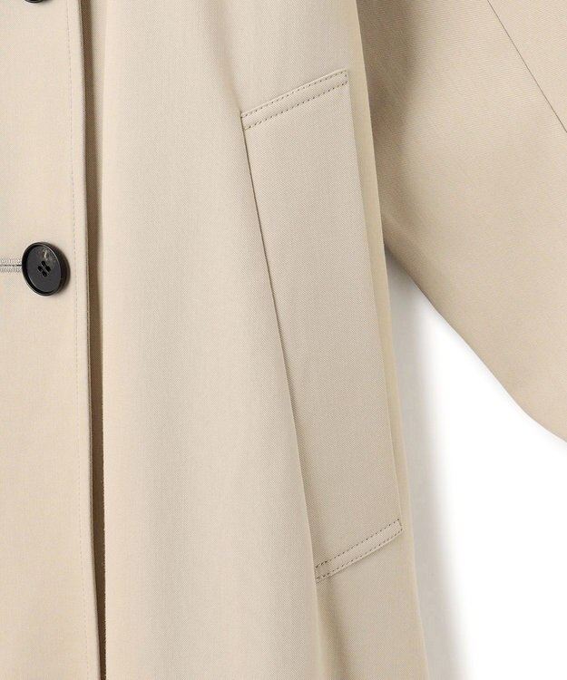 UNFILO 【洗える】ロングトレンチコート ベージュ