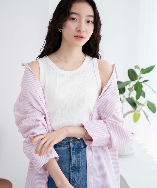 WEGO シンプルタンク ホワイト