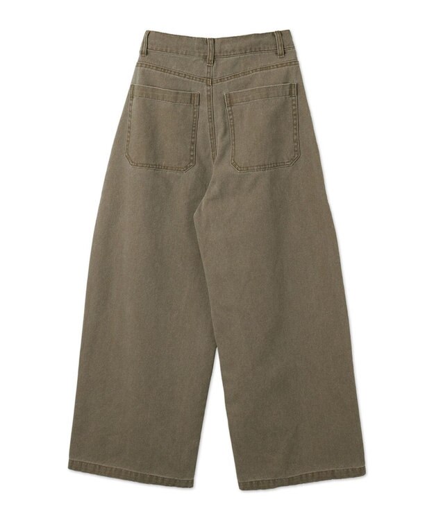WEGO ヴィンテージウォッシュダックダブルニーバギーパンツ ベージュその他
