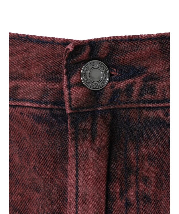 Green Parks ・ＳＵＧＡＲ　ＳＰＯＯＮ　カラーデニムスカート Red