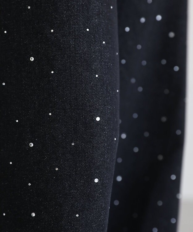 Green Parks ・ＥＬＥＮＣＡＲＥ　ＤＵＥ　ラインストーンデニム Black