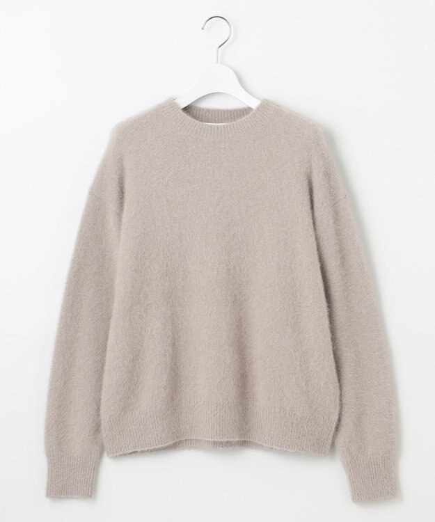 自由区 L 【SHIHOさん着用】ヘアリーフォックスプルオーバー ニット モカ