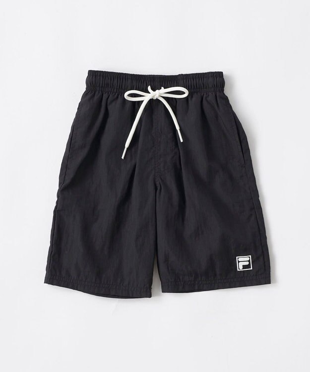 OP／FILA 【FILA】ワンポイントロゴサーフパンツ ブラック