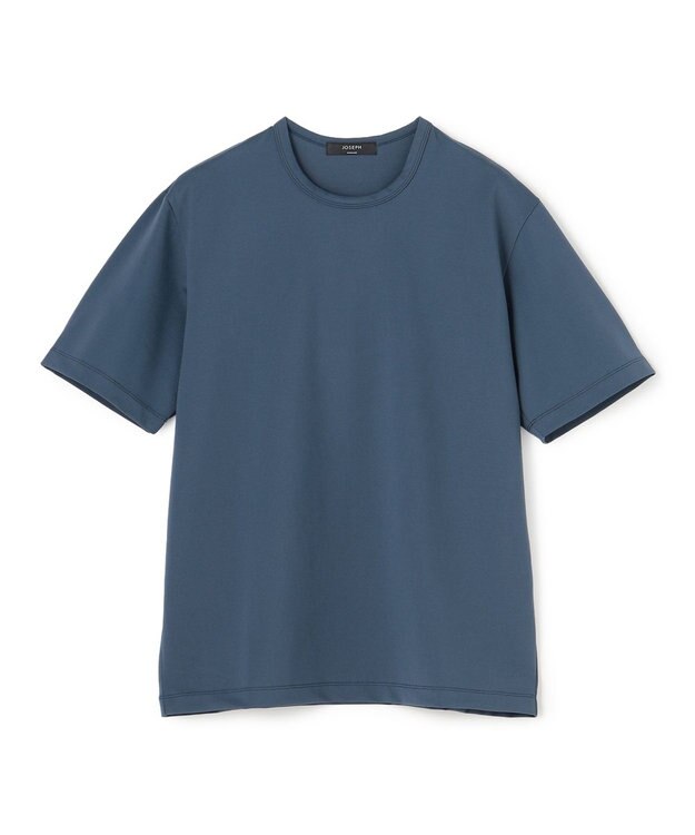 JOSEPH HOMME クリアコットンカノコ クルーネックTシャツ ネイビー系