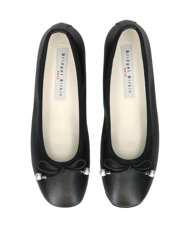 Bridget Birkin ＜3E＞【Bridget Birkin Walk】インヒールリボンパンプス ブラック