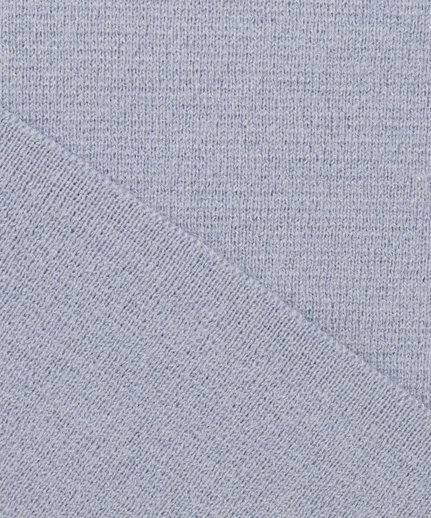 SHARE PARK LADIES ミラノリブボリュームスリーブニット サックスブルー系