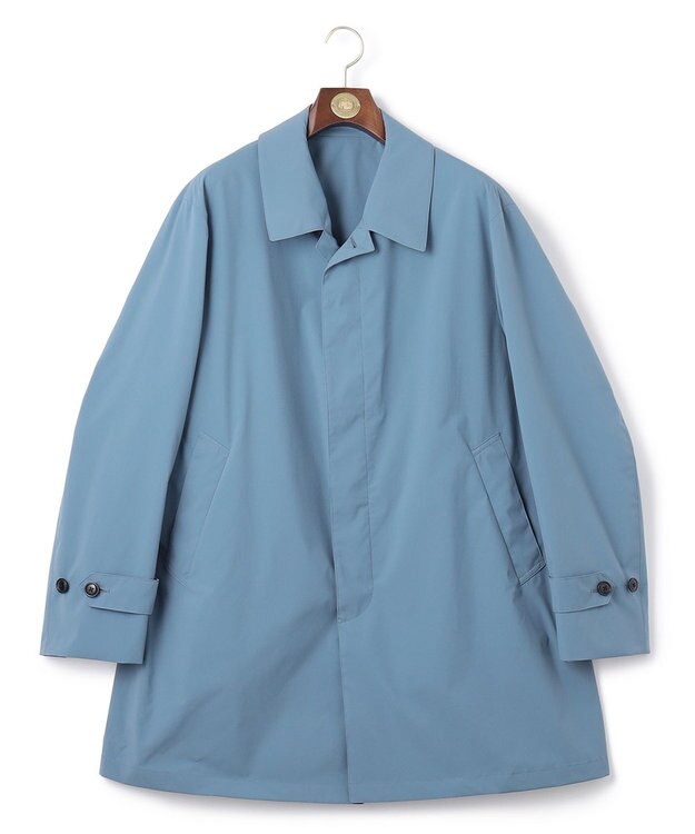 J.PRESS MEN 【KING SIZE】【ビジネス対応可】テクニカルライトポプリン ドレスカーコート サックスブルー系