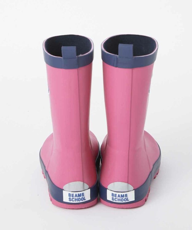 BEAMS SCHOOL レインブーツ ピンク