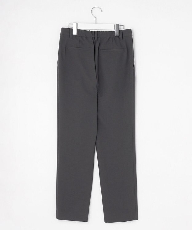 J.PRESS LADIES L 【セットアップ対応・洗える】RELAXIONツイル テーパード パンツ スレート系