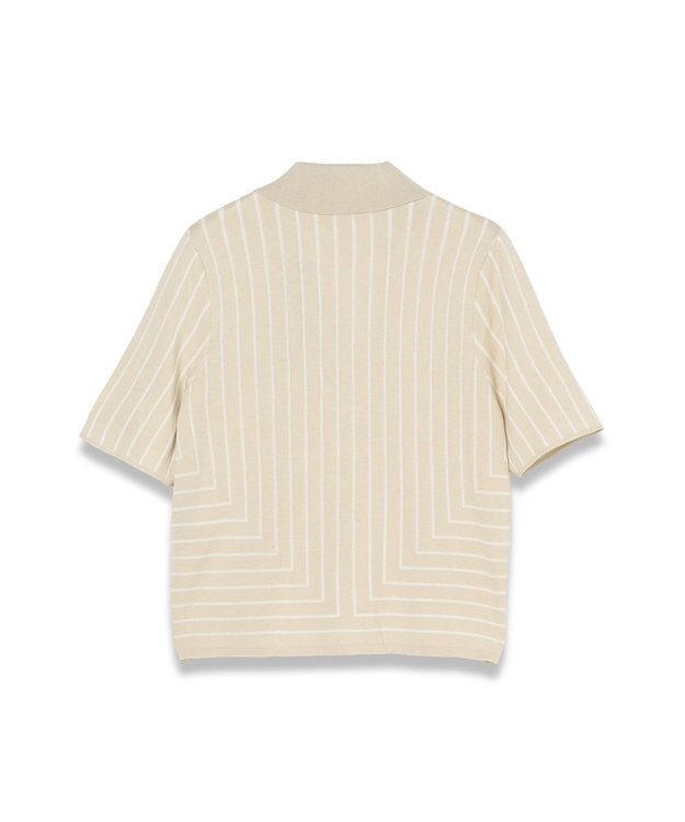 JOSEPH 【洗える】ジオメトリックジャガード　ニットトップス Affogato / Ivory