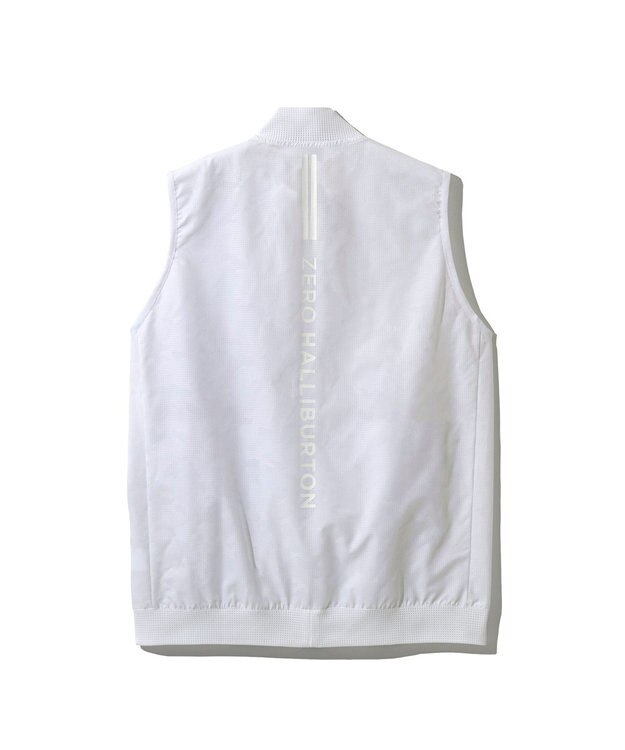 ZERO HALLIBURTON クールドッツ カモフラージュ ベスト ZHG-A4S10B 82823 ゴルフウェア ホワイト