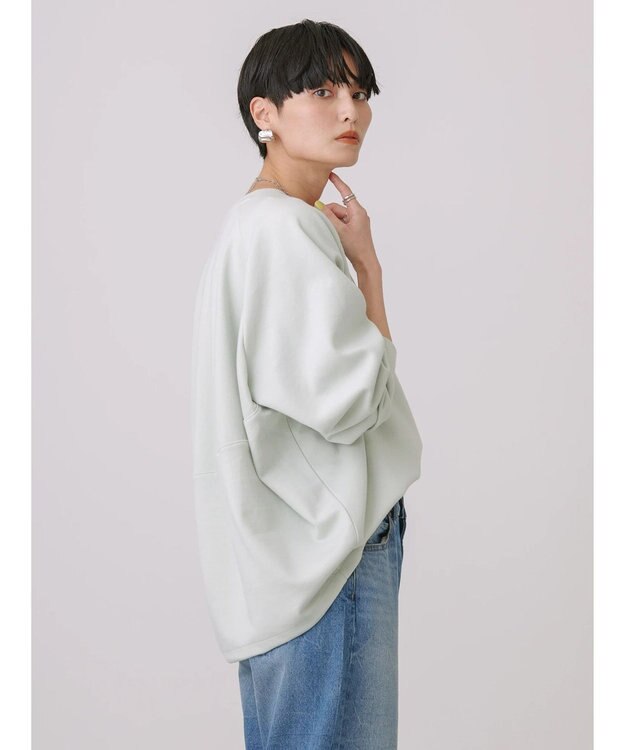 AMERICAN HOLIC ポンチバックドレープラグランプルオーバー Mint