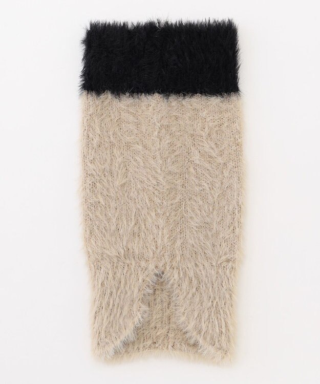 steppi 【洗える】ファー レッグウォーマー ベージュ