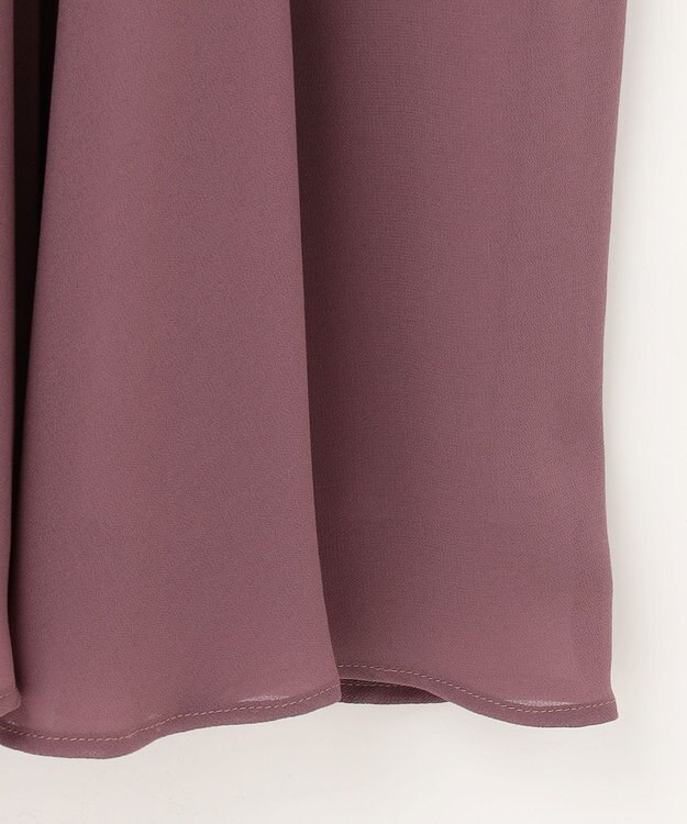 ANY SIS 【洗える】レーシーケープ ドレス スモーキーピンク