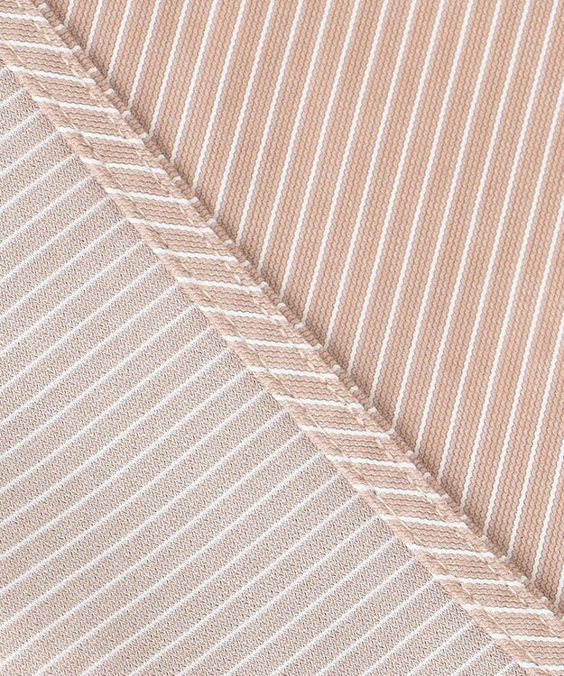 J.PRESS LADIES S 【WEB限定カラーあり・洗える・イージーケア】 アーネストストライプ スリットネック カットソー ピンク系1