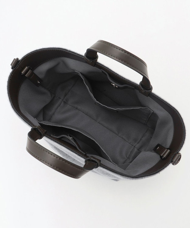 自由区 【SHIHOさん着用】ハラコライクミニ バッグ グレー