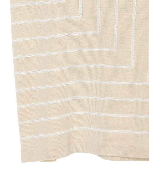 JOSEPH 【洗える】ジオメトリックジャガード　ニットトップス Affogato / Ivory