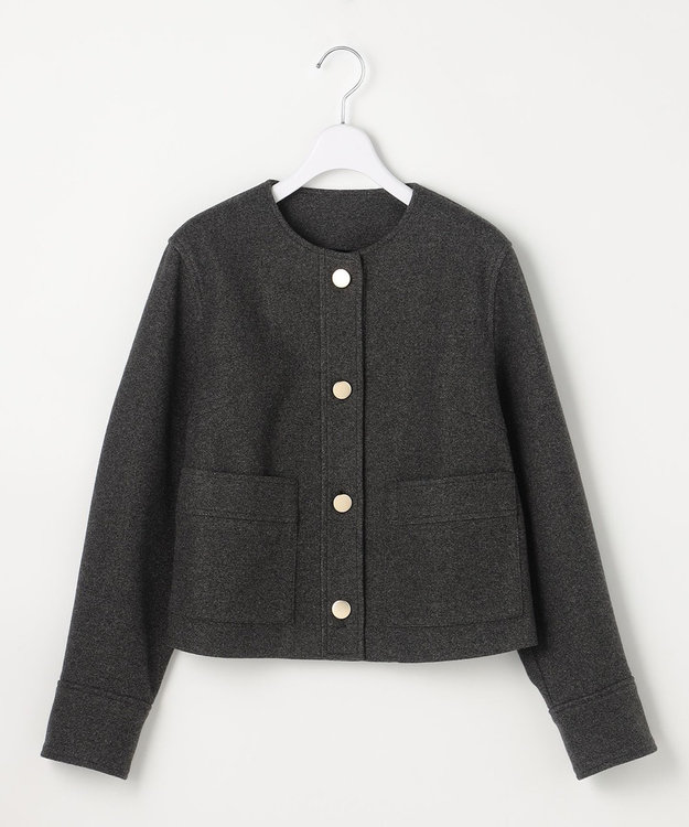 ANY SIS 【2SET】ジャケット × フレアスカート セット チャコール